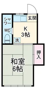クロノス桜ヶ丘【1階】の間取り