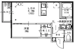 GLYCINE【2階】の間取り