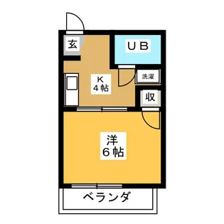 メゾン大西E【2階】の間取り