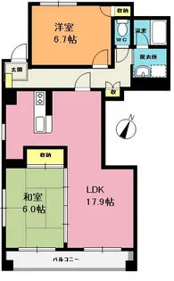緑隣館 東【2階】の間取り