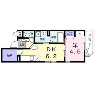 ボンヌフレーズ【1階】の間取り