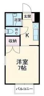 ラ・グロワール【1階】の間取り