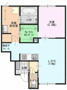 ルバンセル【1階】の間取り