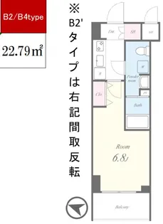 AGILIA千川駅前【6階】の間取り
