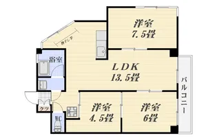 御幸マンション【2階】の間取り