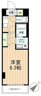 LEXE AZEST横濱関内【7階】の間取り