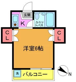 トプロハイム本八幡【1階】の間取り