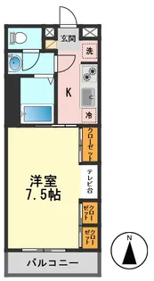リブリK1【2階】の間取り