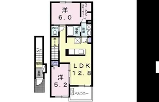 グラース ルフレ【2階】の間取り