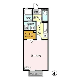 セントイースト【2階】の間取り