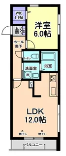 Villa de Charmant N【2階】の間取り