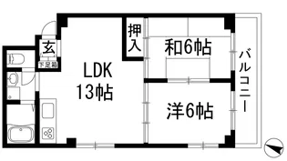 エスポワール【4階】の間取り