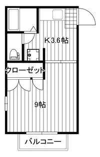 コーポエトワール【2階】の間取り