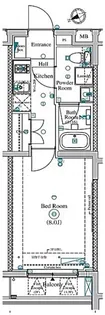S-Farbe中野松が丘ANEEX【2階】の間取り