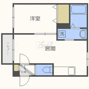 アメニティーズ美園【2階】の間取り