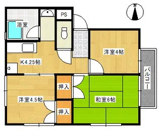 サンローズ【2階】の間取り