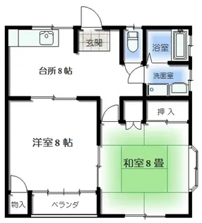 プレステージシンセイ【2階】の間取り