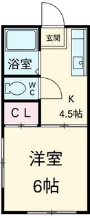 ピュアタウン東海大学駅前【1階】の間取り