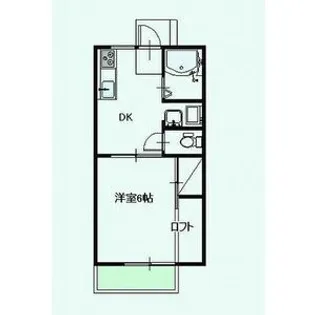 ハイツ宝積寺【2階】の間取り