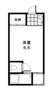東京都渋谷区恵比寿2【アパート】の間取り