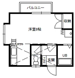 パラドール21【2階】の間取り