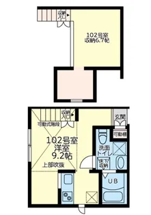 プリマルーチェ久里浜【1階】の間取り