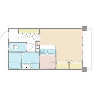 D-スタイル府内【4階】の間取り