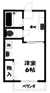 宗美ハイム【2階】の間取り