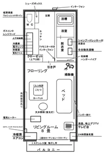 ドリームコーポふるや【1階】の間取り