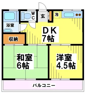 東京都調布市深大寺元町5【アパート】の間取り