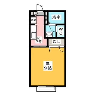 ピースフル向台II【2階】の間取り