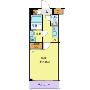 クレヴィスタ柴又【2階】の間取り