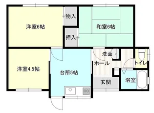 広島県福山市南手城町3【一戸建】の間取り