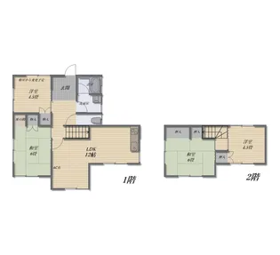 愛知県犬山市長者町6【一戸建】の間取り