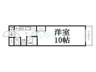 京都府京都市東山区東橋詰町【マンション】の間取り