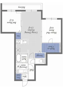 ヴァンフォーレ南荻窪【3階】の間取り