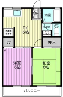 セントラルハイムA【1階】の間取り