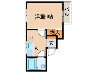 エミナンス稲生【2階】の間取り