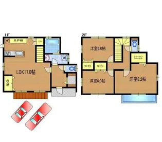 東京都立川市柏町5【一戸建】の間取り