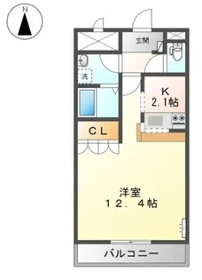 ルーラルII【1階】の間取り
