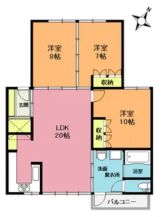 フォーサムハウスII【1階】の間取り