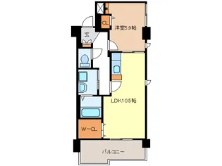 M’s南ヶ丘【1階】の間取り