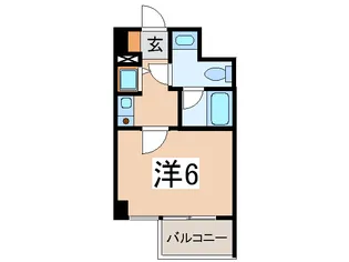 キャッスルマンション会津若松【6階】の間取り