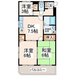 ロイヤルコーポNAKANO【2階】の間取り