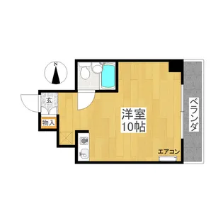 コートサイドハイツ【4階】の間取り