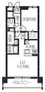 シャルム【3階】の間取り