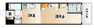 No.47 PROJECT2100小倉駅【7階】の間取り