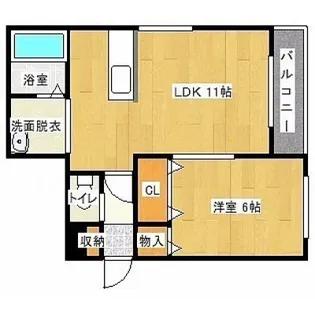 イル・ソーレ【4階】の間取り