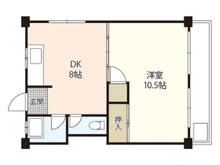 小野ビル【4階】の間取り