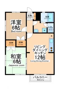 シエスタ【2階】の間取り